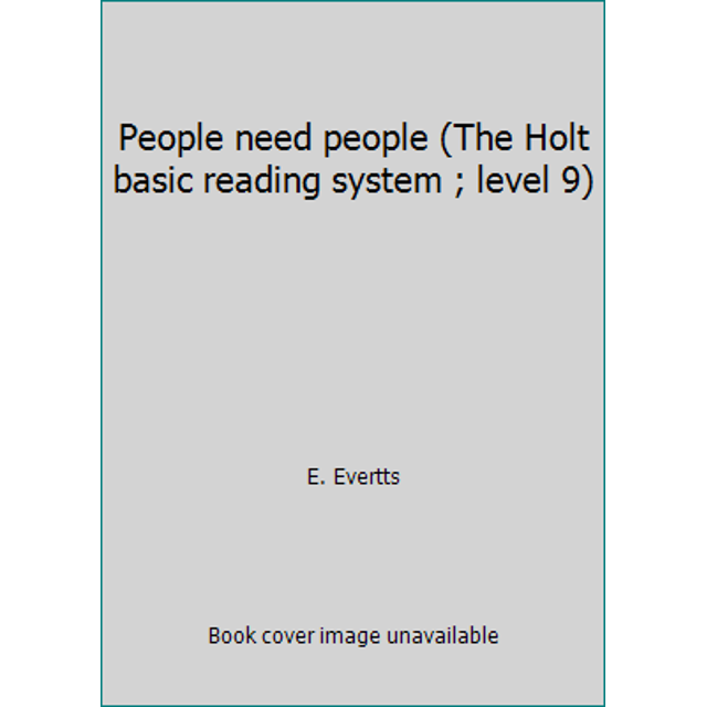 PreOwned People need people (The Holt basic reading system ; level 9