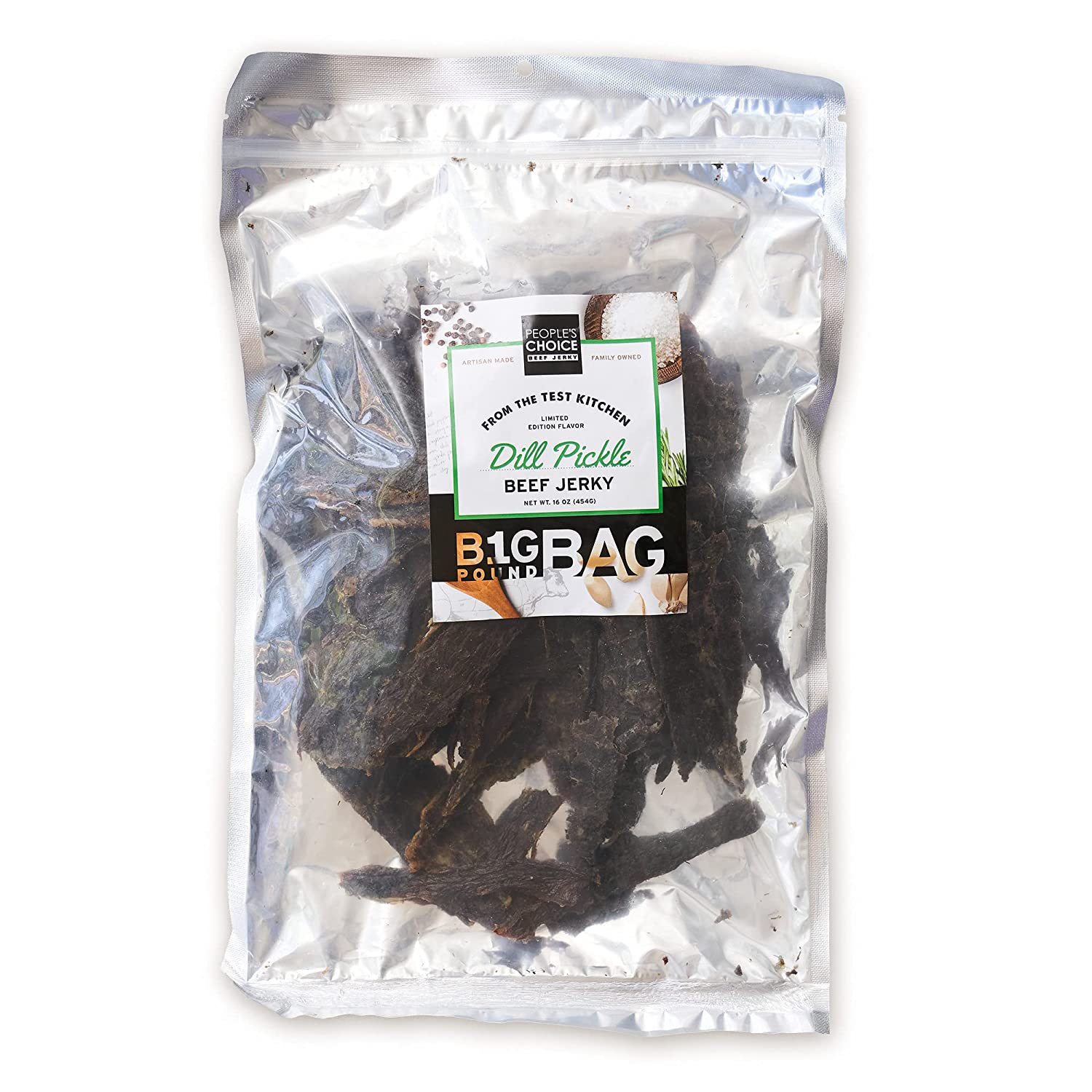 People's Choice Beef Jerky - Dill Pickle - Small Batch, Handcrafted ...