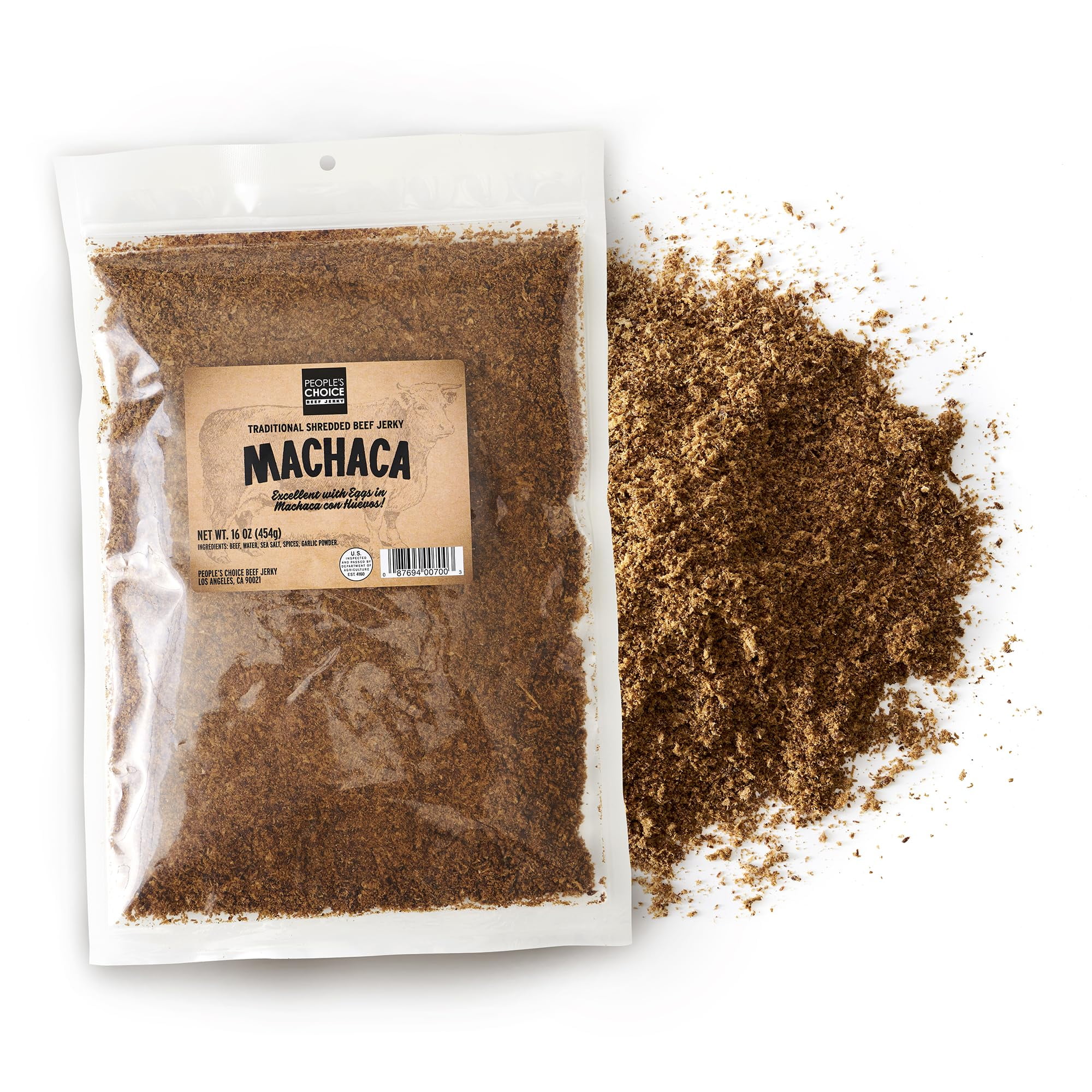 People's Choice Beef Jerky OIF8 Carne Seca Machaca Beef Jerky