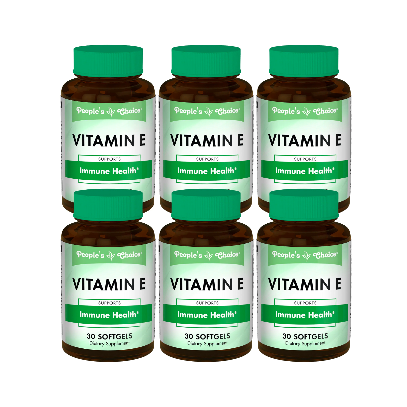 People's Choice Vitamin E Softgels 100 IU (30 ct., 6pack)