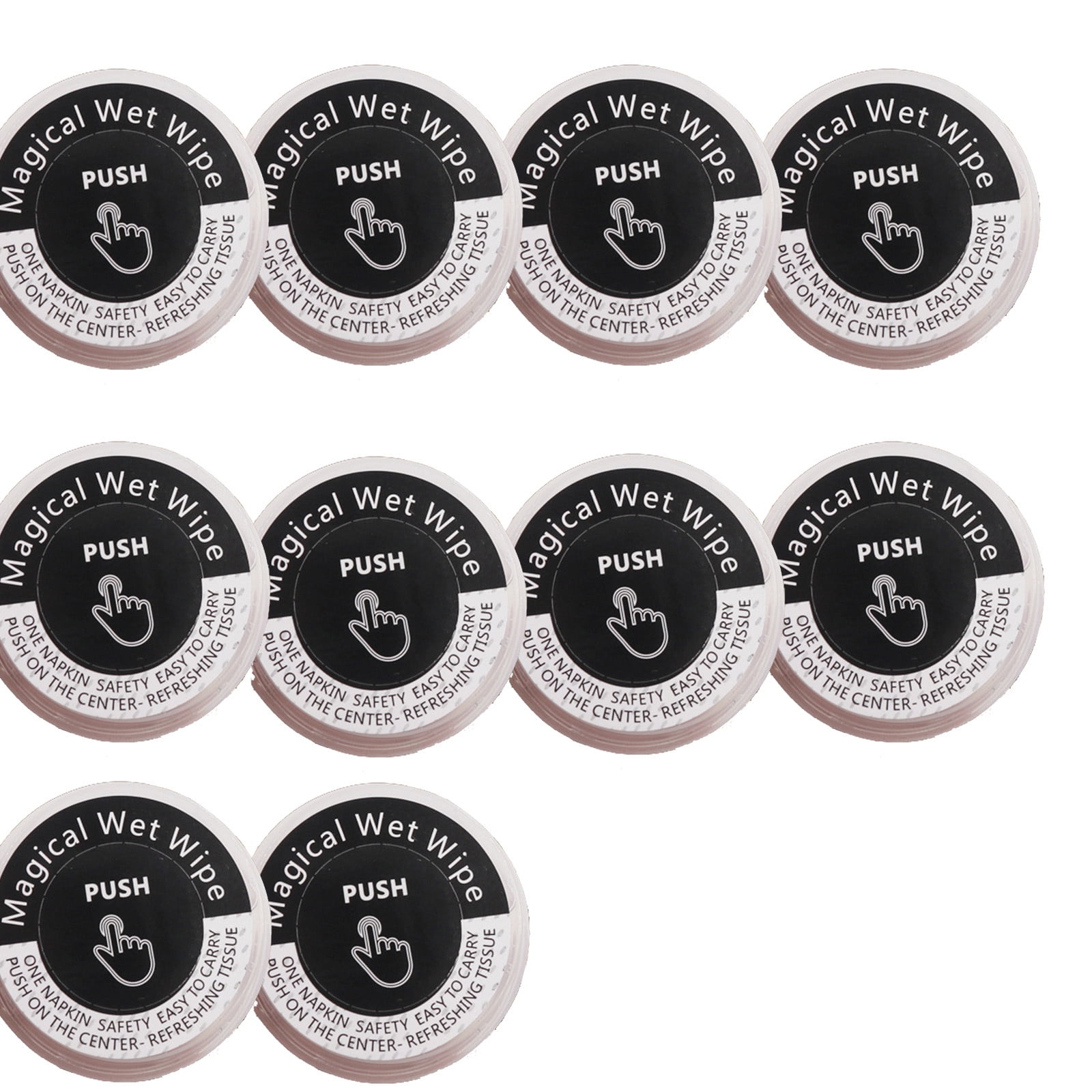 Peorpel Magical Hand Wipes Mini Sized Compressed Face Towel，Disposable Press Disinfection Wet