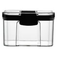 thumbnail image 1 of Peorpel Plastic Grain Storage Container with Hinged Lid, 1 Piece, Clear Kitchen Sealed Jar With Lid Fresh-keeping Box For Whole Grains, 1 of 1