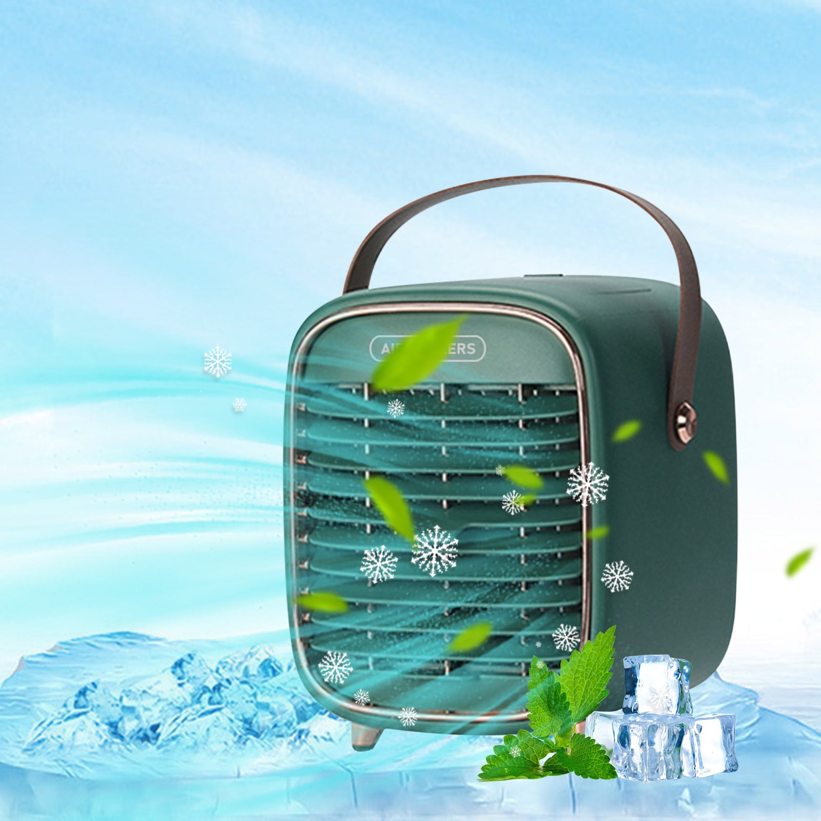Peorpel Portable Air Cooler, Swamp Cooler Fans that Blow Cold Air