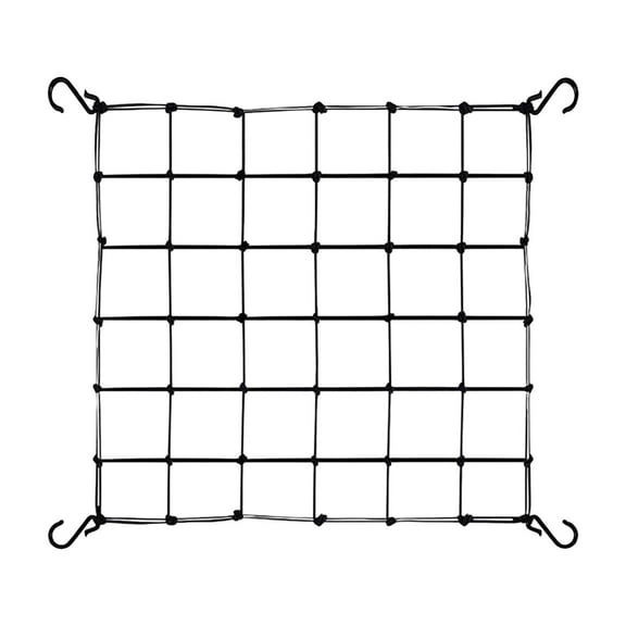 Peorpel net 4x4 Trellis Net for Grow Tent,Heavy Duty Elastic Trellis Net with Hooks for Indoor Plant Growing Tents Garden Plant Net