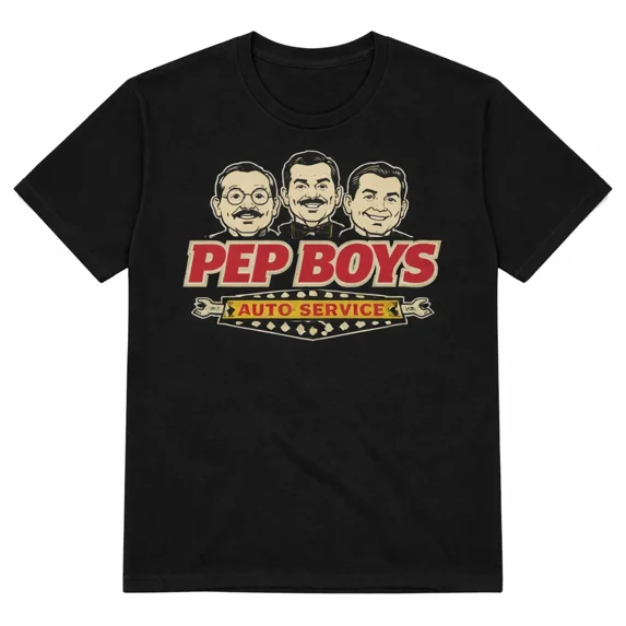 Pep Boys Logo 80s 90s Vintage Auto Classic Service Graphic Unisex T-Shirt ,up to size 5XL