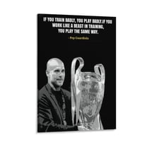 Pep Guardiola Canvas Poster Home Decor Poster Wall Art Hanging Picture Print Bedroom Decorative Painting Posters Room Aesthetic 16x24inch(40x60cm)