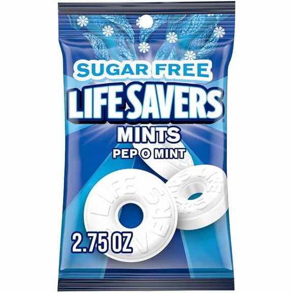 Pep O Mint Sugar Free Candy Bag, 2.75 ounce