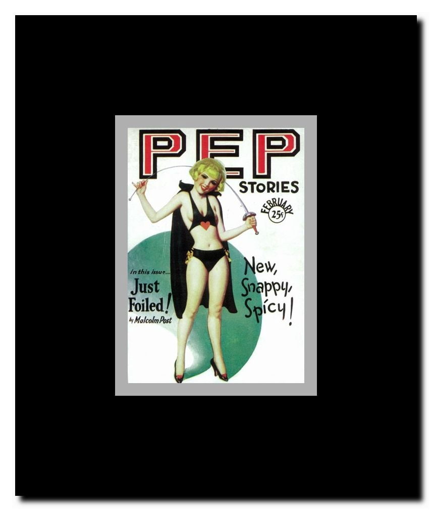 Pep Stories (Pulp) Framed Movie Poster