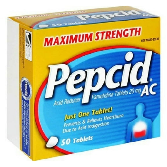 Pepcid® AC - Antacid - 20 mg Strength - Tablet - 50 per Box