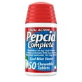 thumbnail image 1 of Pepcid Complete Acid Reducer + Antacid Chewable Tablets, Heartburn Relief, Mint, 50 ct, 1 of 3