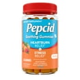 thumbnail image 1 of Pepcid Soothing Gummies, Heartburn + Stress, Peach-Raspberry, 32 Count, 1 of 8