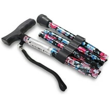 Pepe - Folding Canes for Women Adjustable, Walking Cane for Women Fancy, Flowers Cane.