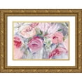 thumbnail image 1 of Pepe, Susan 14x11 Gold Ornate Wood Framed with Double Matting Museum Art Print Titled - Fresh Flowers In A Vase, 1 of 4