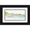 thumbnail image 1 of Pepe, Susan 14x9 Black Ornate Wood Framed with Double Matting Museum Art Print Titled - Bright Seaside Tranquility, 1 of 4