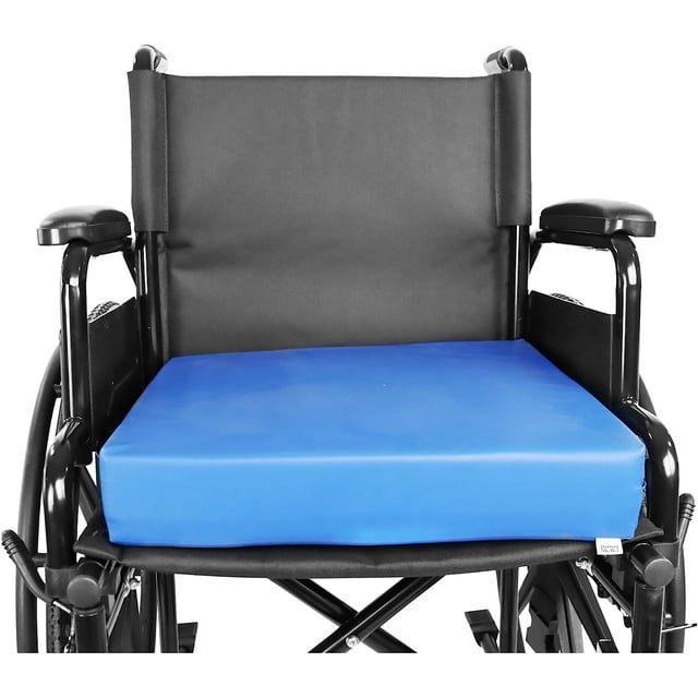 "Pepe Memory Foam Wheelchair Cushion for Pressure Relief & Bedsores