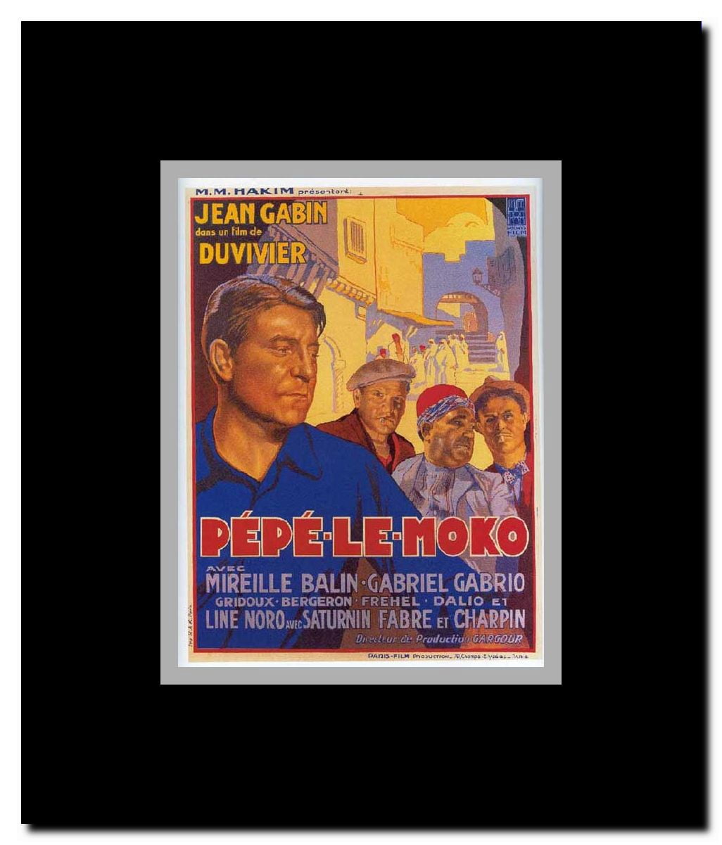 Pepe le Moko Framed Movie Poster