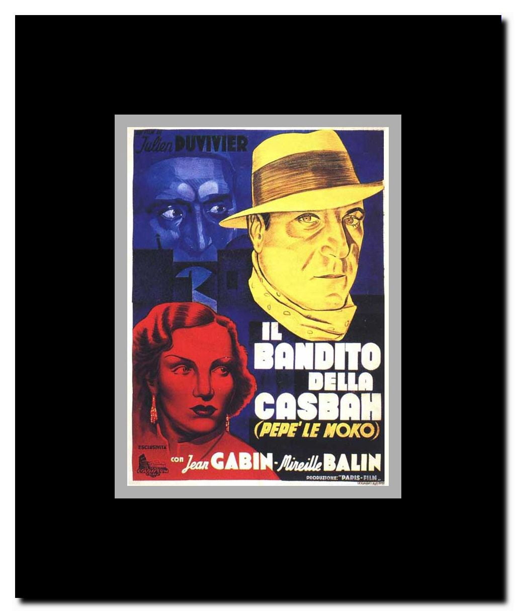 Pepe le Moko Framed Movie Poster