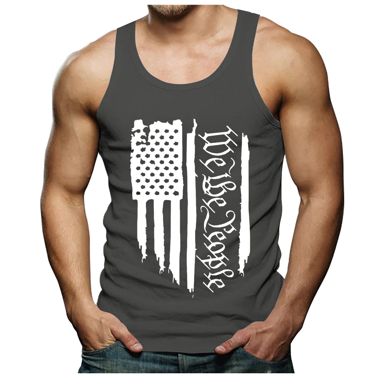 mens fourth of july tank tops