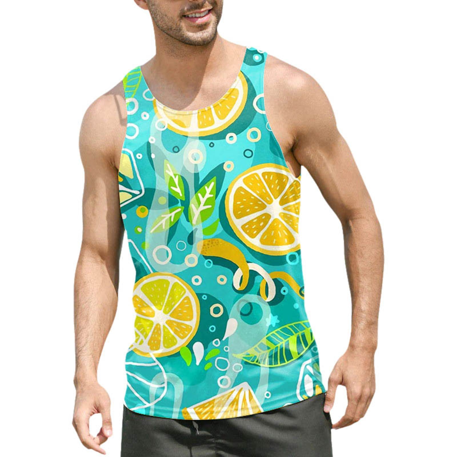 Pepeey Mens Big And Tall Tank Tops Black Wife Beaten Men Men's