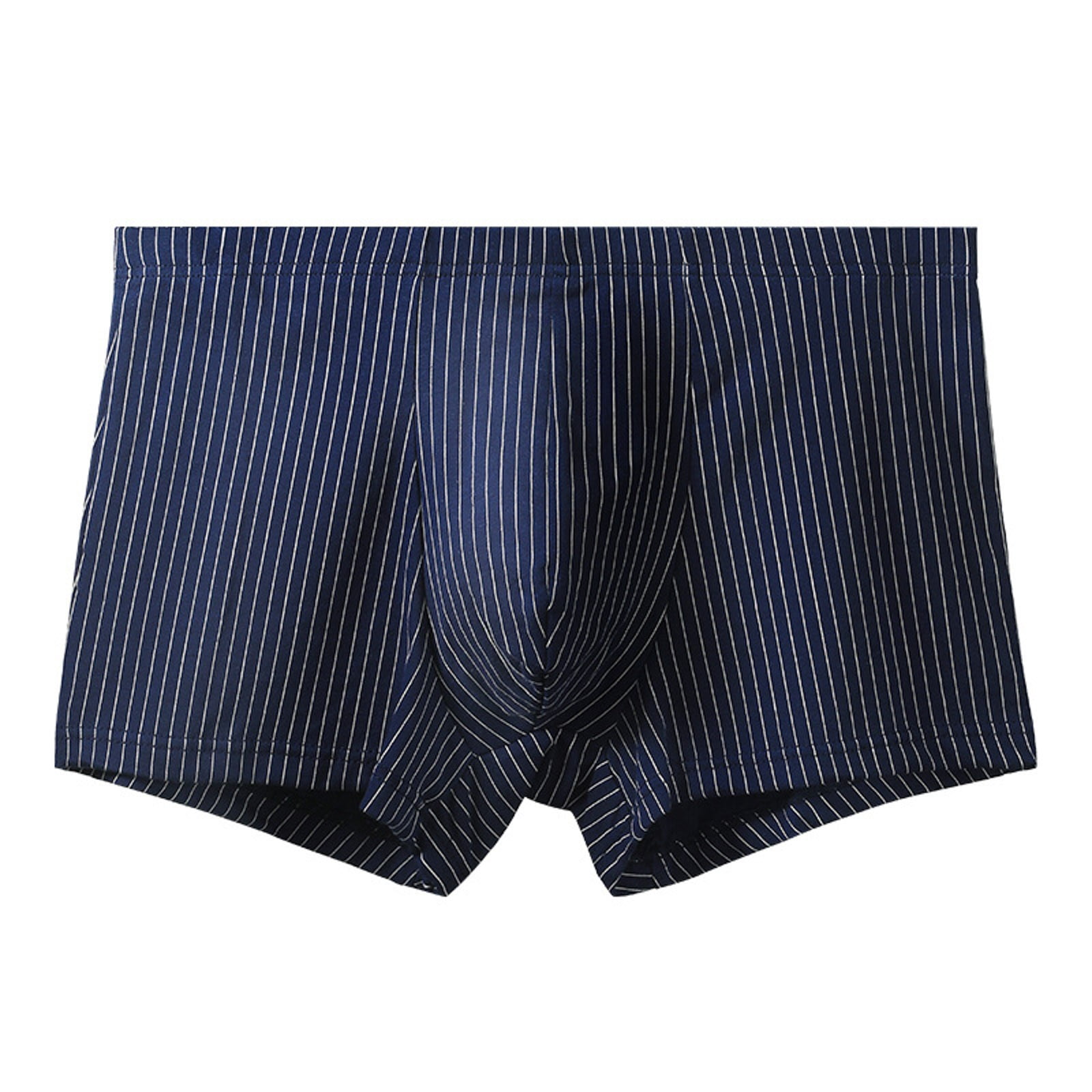 Pepeey Mens Bikini Swimwear White Underwear Men's Boxer Briefs Cotton