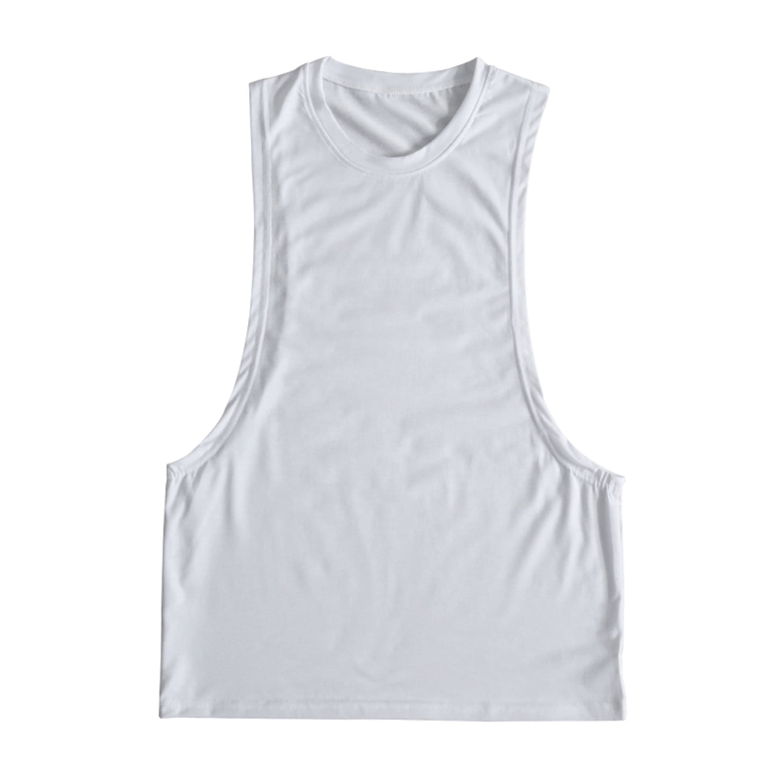 Pepeey Mens Tank Undershirts Mens Summer T Shirts Mens Black Tank Tops