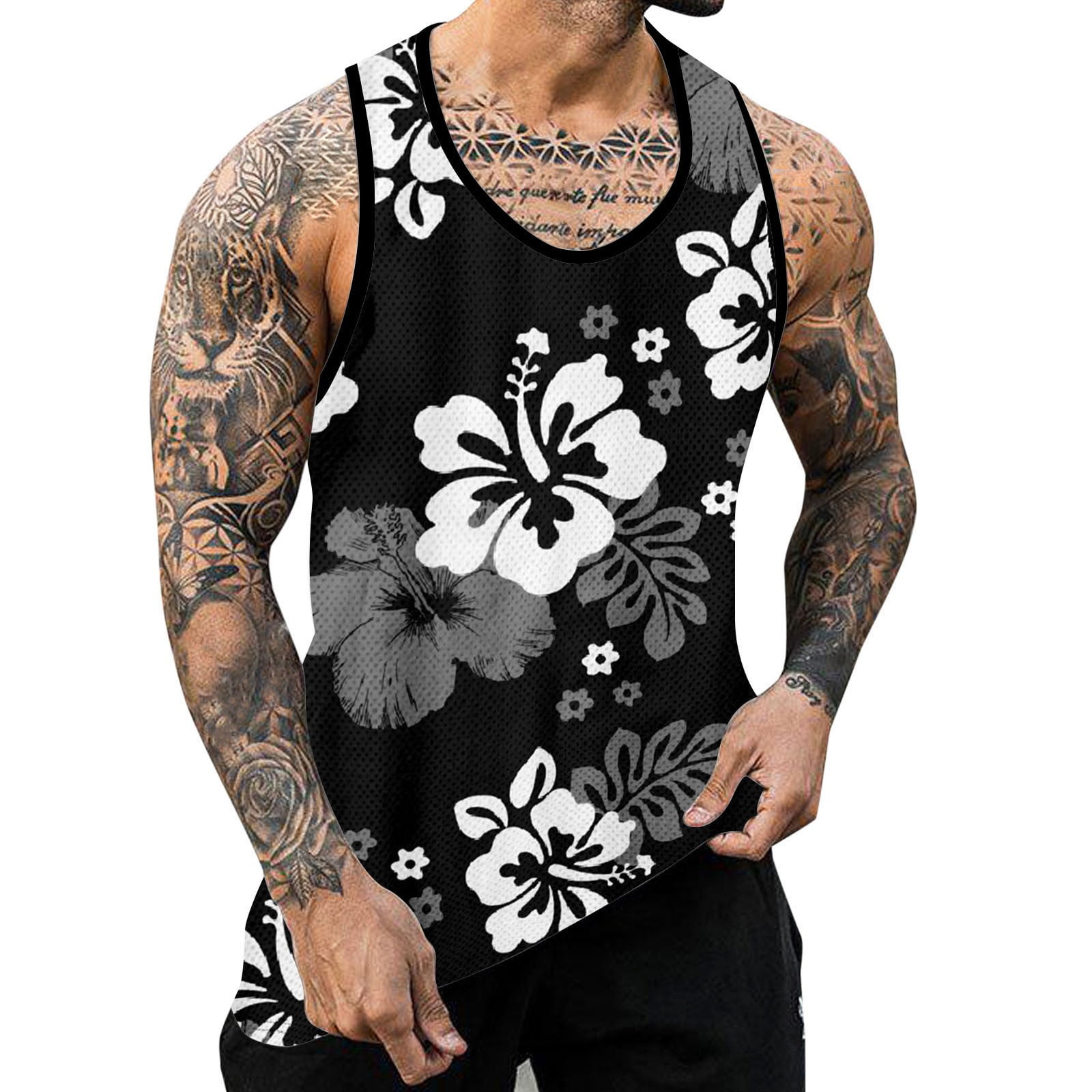 Pepeey Workout Tank Top Men Men Sleeveless T Shirts Summer Tank Tops For Mens Gym Tank Tops