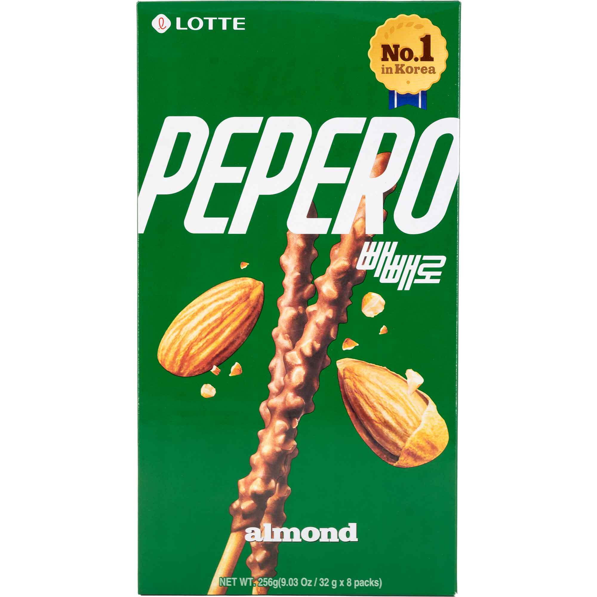 Pepero 2 Pepero Almond Big Pack 9.03 oz - Walmart.com