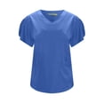 thumbnail image 1 of Pepino Uniforms Hidden Zipper V-Neck Scrub Top, 1 of 11