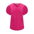 thumbnail image 1 of Pepino Uniforms Hidden Zipper V-Neck Scrub Top, 1 of 11