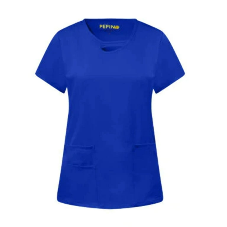 Keyhole scrub top hot sale