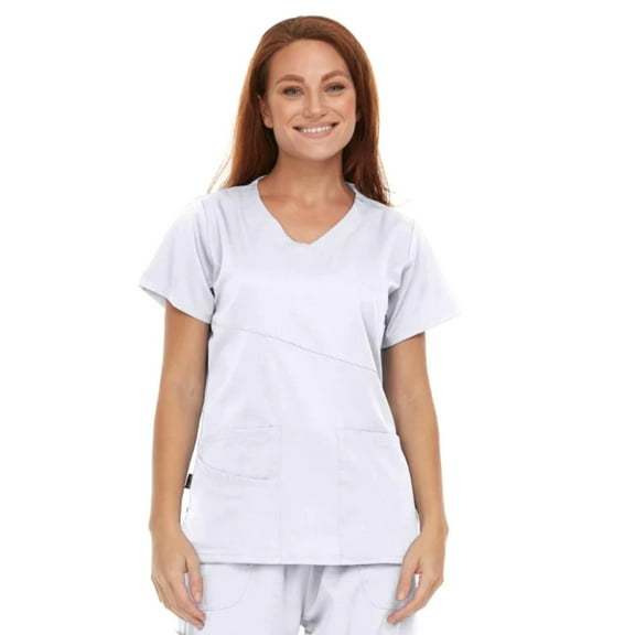Pepino Uniforms Mock Neck Scrub Top