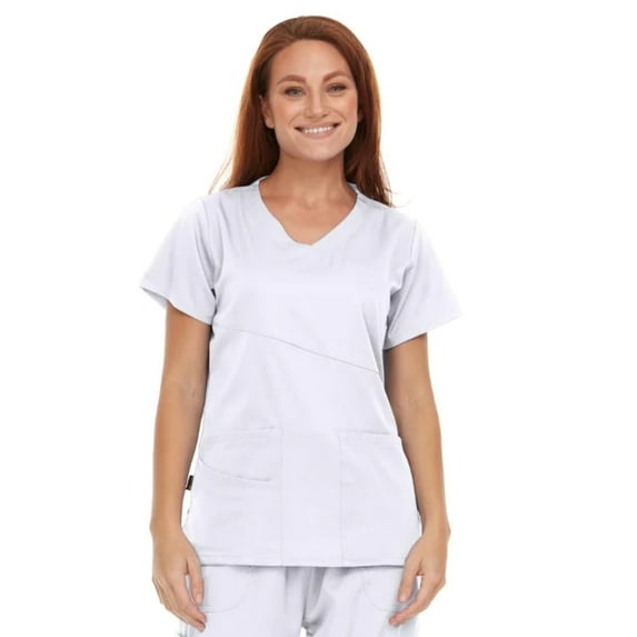 Pepino Uniforms Mock Neck Scrub Top
