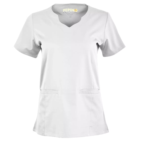 Pepino Uniforms Scallop Neck Scrub Top