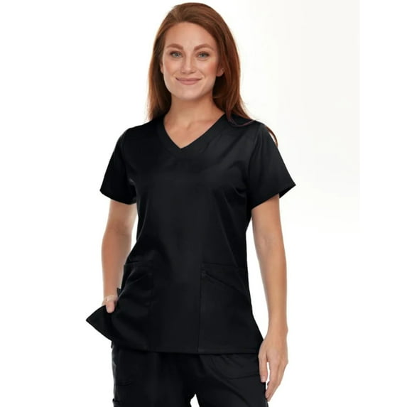 Pepino Uniforms Scoop V-Neck Scrub Top