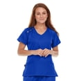 thumbnail image 1 of Pepino Uniforms Snaps V-Neck Scrub Top, 1 of 6