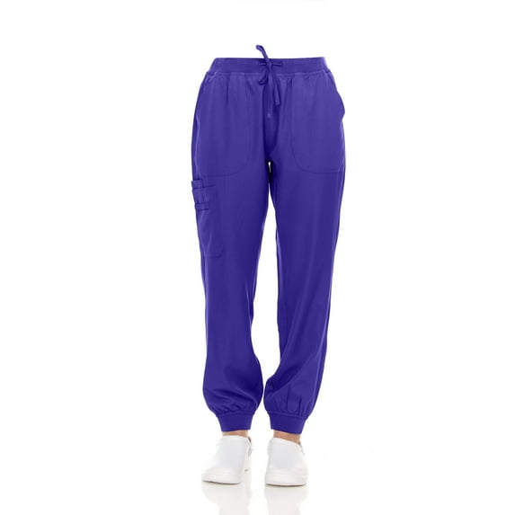 Pepino Uniforms Unisex Elastic Waist Cargo Stretch Jogger Scrub Pants