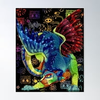 Pepita The Alebrije Poster Wall Art, Modern Wall Decor For Living Room Bedroom, 8x12 UNFRAMED