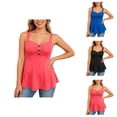 thumbnail image 1 of Peplum Tops for Women 2026 Summer Sleeveless Shirts Sweetheart Neck Flowy Tank Tops Dressy Casual Blouse, 1 of 7