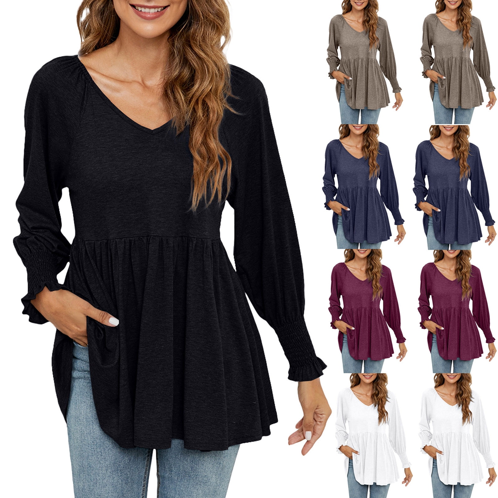 longline peplum top