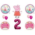 thumbnail image 1 of Peppa George 2nd Party Birthday party balloons Cake Second decorations Cake, 1 of 1