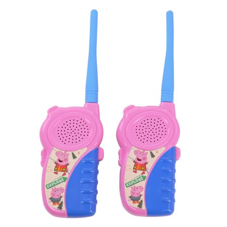 Peppa Pig 2 Piece Walkie Talkie Set in Pink