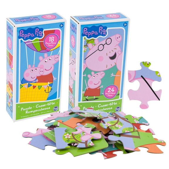 Peppa Pig 24pc & 48pc Puzzles, 2 assorted ,3+ YEARS
