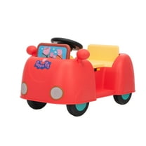 Peppa Pig 6V Electric Ride-On Car with Battery and Charger, Kids Toddler Ride-On Toy Vehicle, Red
