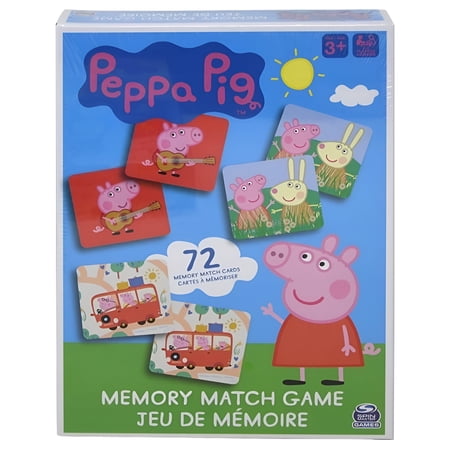 Peppa Pig 72-Piece Match Game - Kid's Educational Game