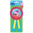 thumbnail image 1 of amscan Peppa Pig Confetti Pouch Award Ribbon, Party Favor, 1 Ct., Multi Color, 5 3/4" x 3 1/8", 1 of 2