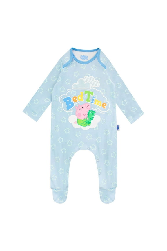 Baby Boys George Pig Sleepsuit Sizes 0-18 M