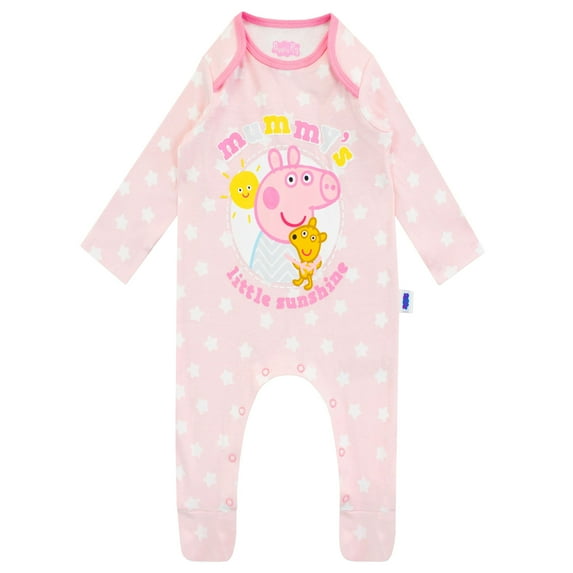 Peppa Pig Baby Girls Sleepsuit Sizes 0-18 M