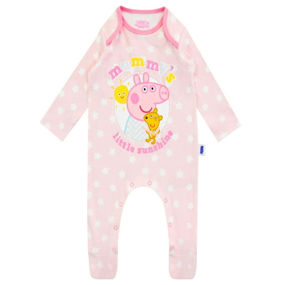 Peppa Pig Baby Girls Sleepsuit Sizes 0-18 M