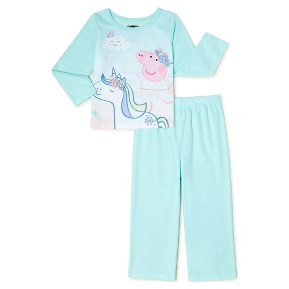 Peppa Pig Baby & Toddler Girls Pajama Set, 2-Piece, Sizes 12M-5T