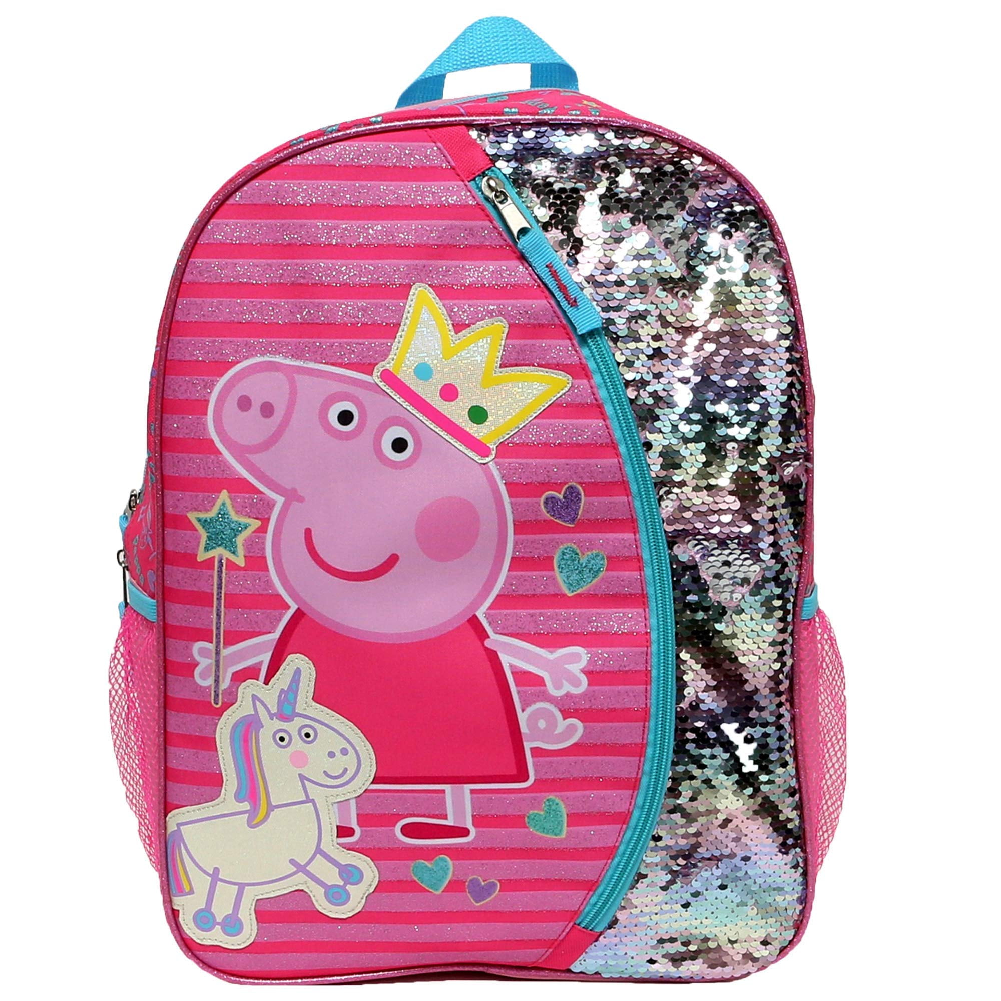 Toddler Girls Peppa Pig Glitter Rainbow Lunch Box